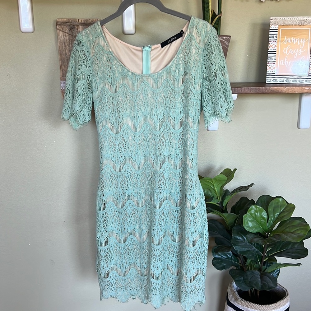 Stylish Mint Woven Dress
